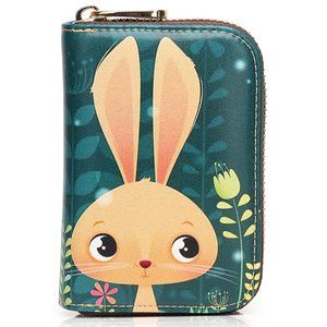 Cute bunny RFID card wallet